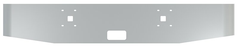 BUMPER FOR IHC 9900 2000-2022 16" TAPER ROLLED END CHROME