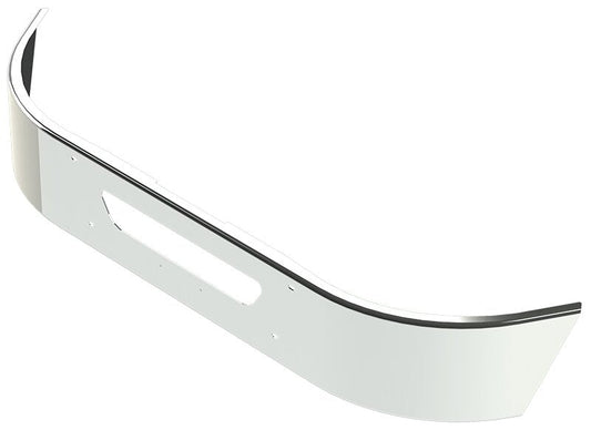 BUMPER FOR IHC 4000 SERIES MEDIUM DUTY, DURASTAR 2002-2022 12" TO 14" SETBACK AXLE CHROME WITH VENT HOLES