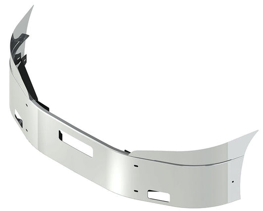 BUMPER FOR IHC PROSTAR 2008-2017 16" SETBACK AXLE WITH TOP EXTENSIONS CHROME
