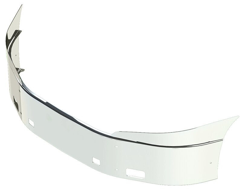 BUMPER FOR IHC PROSTAR 2008-2017 16" SETBACK AXLE WITH TOP EXTENSIONS CHROME