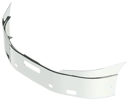 BUMPER FOR IHC PROSTAR 2008-2017 16" SETBACK AXLE WITH TOP EXTENSIONS CHROME