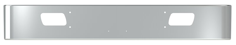 BUMPER FOR IHC 7000 SERIES MEDIUM DUTY, WORKSTAR 2006-2022 14" WRAP AROUND "FACTORY STYLE" CHROME