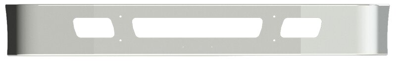 BUMPER FOR IHC 7000 SERIES MEDIUM DUTY, WORKSTAR 2006-2022 12" TO 14" SETBACK AXLE CHROME