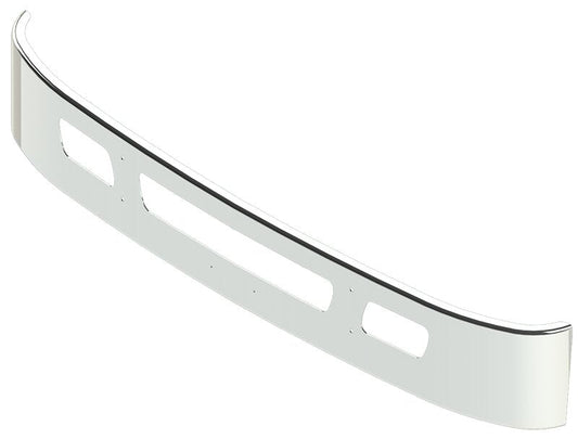 BUMPER FOR IHC 7000 SERIES MEDIUM DUTY, WORKSTAR 2006-2022 14" WRAP AROUND "FACTORY STYLE" CHROME