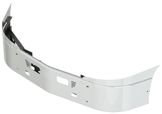 BUMPER FOR IHC LT SERIES 2017-2022 16" SETBACK AXLE WITH TOP EXTENSIONS CHROME