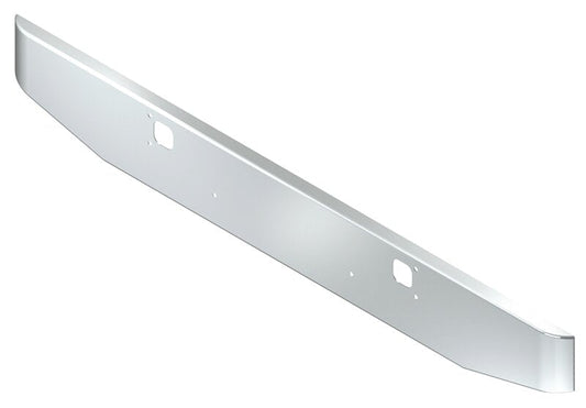 BUMPER FOR KENWORTH W900B 1982-2010 & W900L 1982-2022 12" TAPER ROLLED END CHROME WITH TOW HOLE