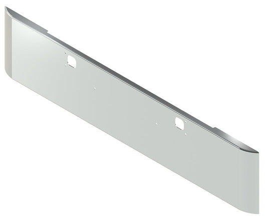 BUMPER FOR KENWORTH W900B 1982-2010 & W900L 1982-2022 20" SQUARE ROLLED END CHROME WITH TOW HOLE