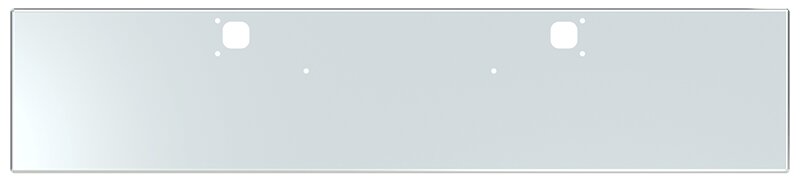 BUMPER FOR KENWORTH W900B 1982-2010 & W900L 1982-2022 20" AMERICAN EAGLE BOXED END WITH 8" EARS CHROME WITH TOW HOLE