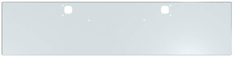 BUMPER FOR KENWORTH W900B 1982-2010 & W900L 1982-2022 22" AMERICAN EAGLE BOXED END WITH 8" EARS CHROME WITH TOW HOLE