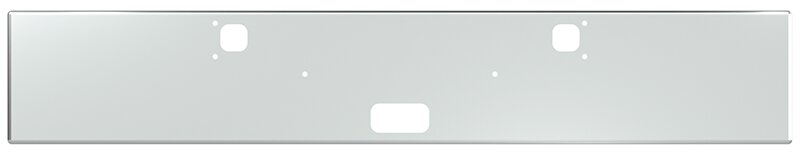 BUMPER FOR KENWORTH W900B 1982-2010 & W900L 1982-2022 16" SQUARE HAND FORM CHROME