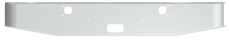 BUMPER FOR KENWORTH W900B 1982-2010 & W900L 1982-2022 14" TAPER HAND FORM CHROME
