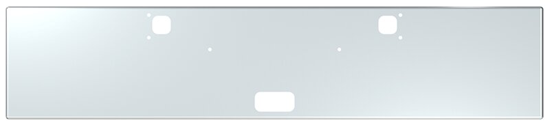 BUMPER FOR KENWORTH W900B 1982-2010 & W900L 1982-2022 20" AMERICAN EAGLE BOXED END WITH 8" EARS CHROME