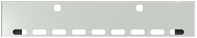 BUMPER FOR KENWORTH W900B 1982-2010 & W900L 1982-2022 18" BOXED END CHROME WITH TOW HOLE & NO MOUNTING HOLES AND 9 OVAL HOLES, WITH UNIVERSAL BRACKETS THAT FIT CB, CQ, FD, FE ,HA, HC, GO