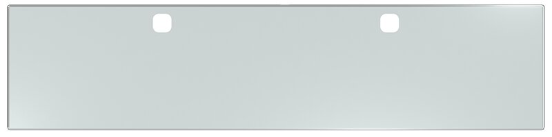 BUMPER FOR KENWORTH W900B 1982-2010 & W900L 1982-2022 22" BOXED END CHROME WITH TOW HOLE & NO MOUNTING HOLES AND WITH UNIVERSAL BRACKETS THAT FIT CB, CQ, FD, FE ,HA, HC, GO
