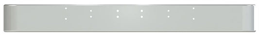 BUMPER FOR KENWORTH LOGGER 1967-1981 10" SQUARE HAND FORM CHROME WITH EXTERIOR BOLT ON HITCH HOLES