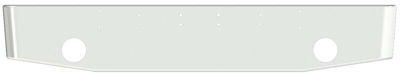 BUMPER FOR KENWORTH LOGGER 1967-1981 16" TAPER ROLLED END CHROME