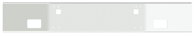 BUMPER FOR KENWORTH T800 1986-2003 14" OPEN END CHROME