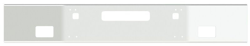 BUMPER FOR KENWORTH T800 1986-2003 14" OPEN END CHROME