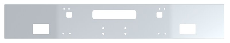 BUMPER FOR KENWORTH T800 1986-2003 14" OPEN END CHROME