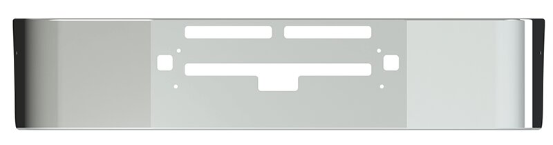 BUMPER FOR KENWORTH T600 1987-2007 18" SETBACK AXLE STAINLESS STEEL WITH TOW HOLE & VENT HOLES
