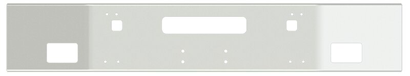 BUMPER FOR KENWORTH T450B 1994-1997 14" OPEN END CHROME