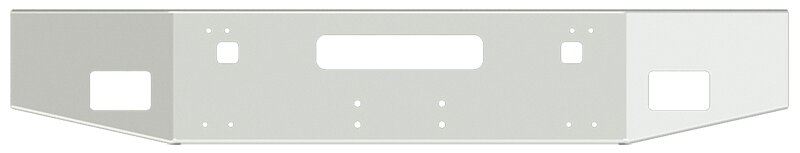 BUMPER FOR KENWORTH T450B 1994-1997 14" OPEN END TAPERED CHROME