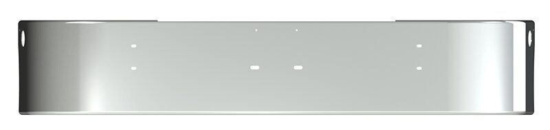 BUMPER FOR KENWORTH T300 SET FORWARD AXLE 1997-2008 16" SET FORWARD AXLE CHROME WITH MOUNTING HOLES ONLY