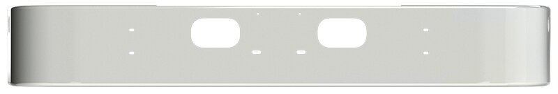 BUMPER FOR KENWORTH T300 SET FORWARD AXLE 1997-2008 12" SET FORWARD AXLE STAINLESS STEEL WITH TOW HOLE