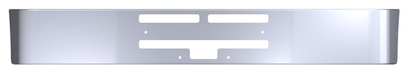 BUMPER FOR KENWORTH T400 SETBACK AXLE 1989-2000 12" TO 14" SETBACK AXLE CHROME WITH VENT HOLES
