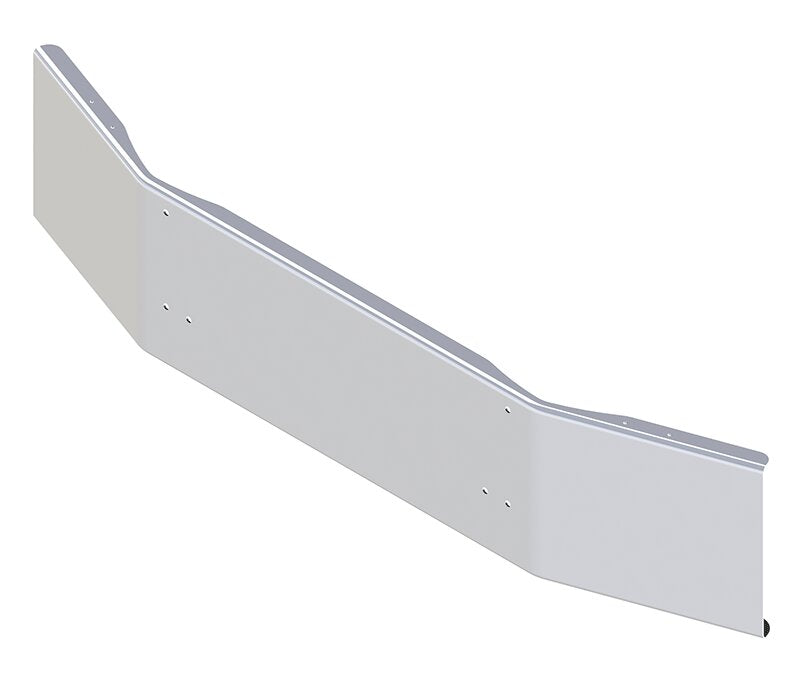 BUMPER FOR KENWORTH T800 & T880 2004-2022 18" OPEN END CHROME WITH MOUNTING HOLES ONLY