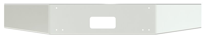 BUMPER FOR KENWORTH T800 & T880 2004-2022 14" OPEN END TAPERED CHROME WITH TOW HOLE