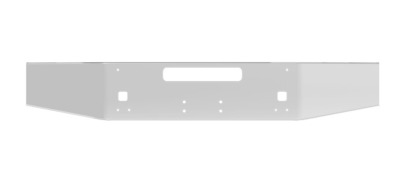 BUMPER FOR KENWORTH T800 & T880 2004-2022 14" OPEN END TAPERED CHROME