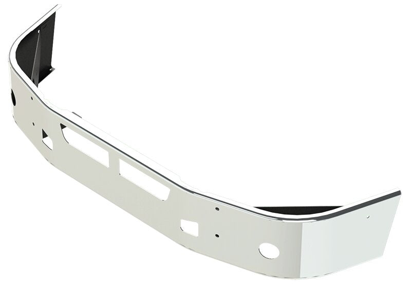 BUMPER FOR KENWORTH T660 2008-2017 12" TO 14" SETBACK AXLE CHROME