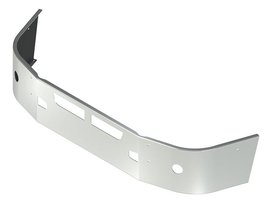 BUMPER FOR KENWORTH T660 2008-2017 16" SETBACK AXLE CHROME