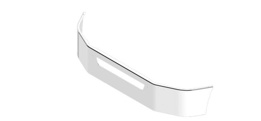 BUMPER FOR KENWORTH T270, T370 SETBACK AXLE 2008-2022 16" SETBACK AXLE CHROME WITH TOW HOLE