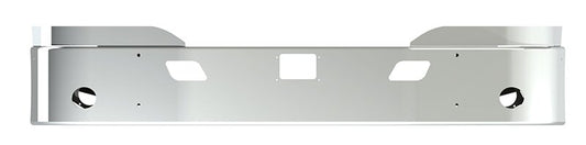BUMPER FOR KENWORTH T680 SETBACK AXLE 2013-2022 14" SETBACK AXLE WITH TOP EXTENSIONS CHROME
