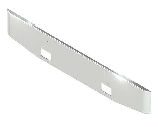 BUMPER FOR MACK WESTERN CONTRACTOR, RD688, RD690 1989-2001 16" TAPER ROLLED END CHROME WITH TOW HOLE