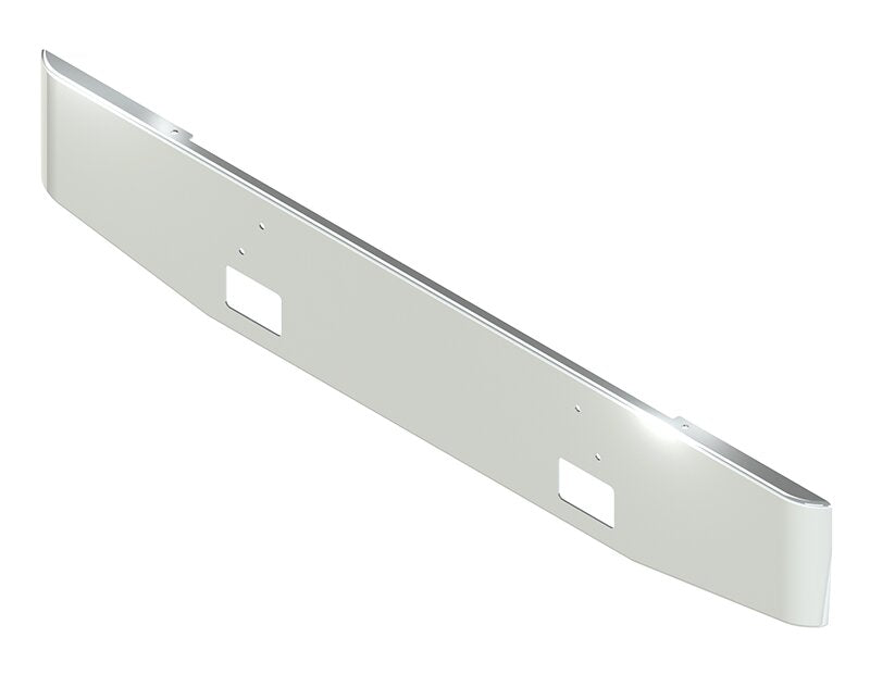 BUMPER FOR MACK WESTERN CONTRACTOR, RD688, RD690 1989-2001 16" TAPER ROLLED END CHROME WITH TOW HOLE