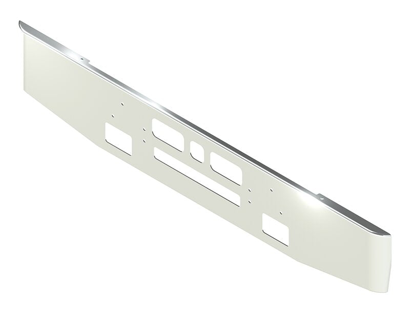 BUMPER FOR MACK WESTERN CONTRACTOR, RD688, RD690 1989-2001 16" TAPER ROLLED END CHROME