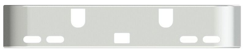 BUMPER FOR MACK CH SERIES SET FORWARD AXLE 1994-2004 16" SET FORWARD AXLE CHROME AND 4 OVAL HOLES