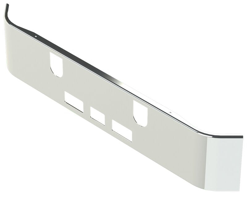 BUMPER FOR MACK CH SERIES SET FORWARD AXLE 1994-2004 18" SET FORWARD AXLE CHROME