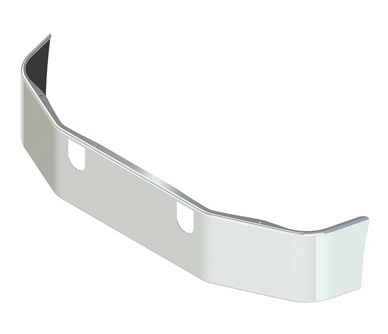 BUMPER FOR MACK CH SERIES SETBACK AXLE 1994-2004 18" SETBACK AXLE CHROME WITH TOW HOLE
