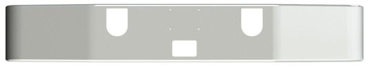 BUMPER FOR MACK CH SERIES SETBACK AXLE 1994-2004 12" TO 14" SETBACK AXLE CHROME AND LICENSE PLATE HOLES