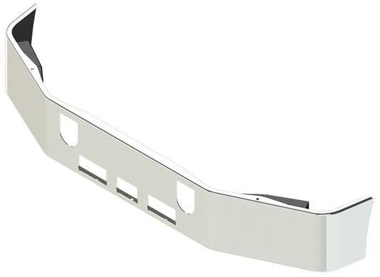 BUMPER FOR MACK CH SERIES SETBACK AXLE 1988-1993 12" TO 14" SETBACK AXLE CHROME