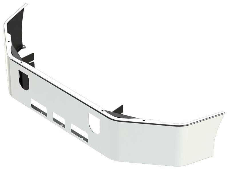 BUMPER FOR MACK CX SERIES, VISION SETBACK AXLE 2001-2004 16" SETBACK AXLE CHROME