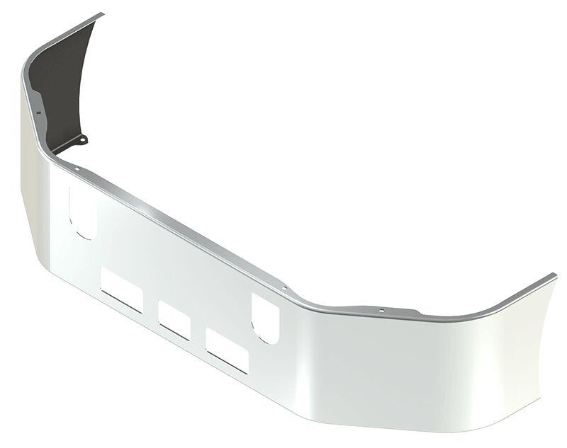 BUMPER FOR MACK CX SERIES, VISION SETBACK AXLE 2001-2004 18" SETBACK AXLE CHROME
