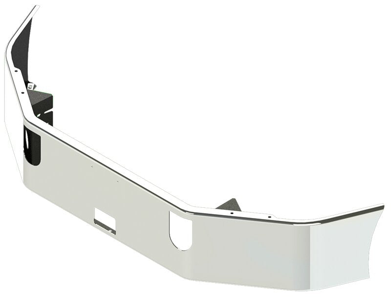 BUMPER FOR MACK CXP, CXN SERIES SETBACK AXLE 2005-2022 16" SETBACK AXLE CHROME