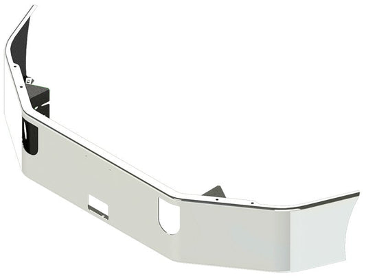 BUMPER FOR MACK CXP, CXN SERIES SETBACK AXLE 2005-2022 16" SETBACK AXLE CHROME