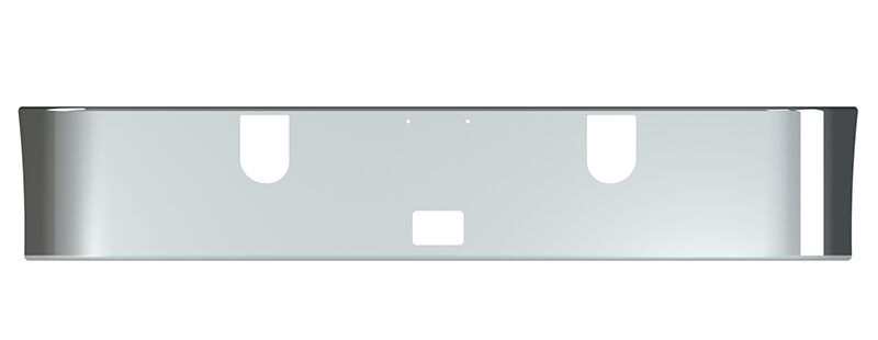 BUMPER FOR MACK CH SERIES SET FORWARD AXLE 2005-2022 18" SET FORWARD AXLE CHROME