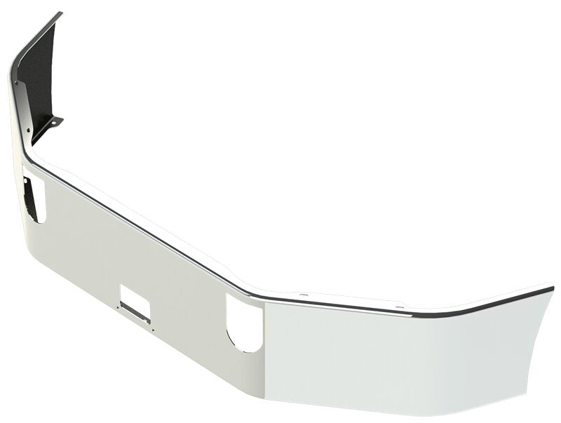BUMPER FOR MACK CXU SERIES SETBACK AXLE 2008-2022 & ANTHEM SETBACK AXLE 2017-2022 16" SETBACK AXLE CHROME